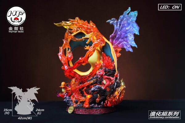 KING FINGER STUDIO – POKEMON: CHARIZARD FAMILY EVOLUTIONARY SERIES [PRE-ORDER] - Image 8
