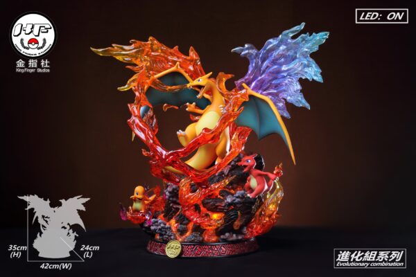 KING FINGER STUDIO – POKEMON: CHARIZARD FAMILY EVOLUTIONARY SERIES [PRE-ORDER] - Image 9
