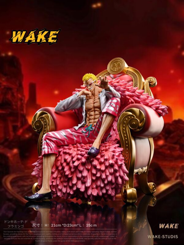WAKE STUDIO – ONE PIECE: 7 WARLORDS SERIES 2. SITTING POSE DOFLAMINGO [IN STOCK] - Image 2